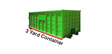 3 Yard Dumpster Rental Taylor County, TX